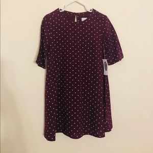 Burgundy Toddler Dress